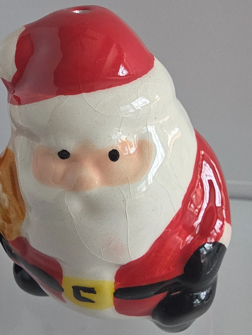 Vintage Ceramic Santa Claus Salt & Pepper Shaker Set